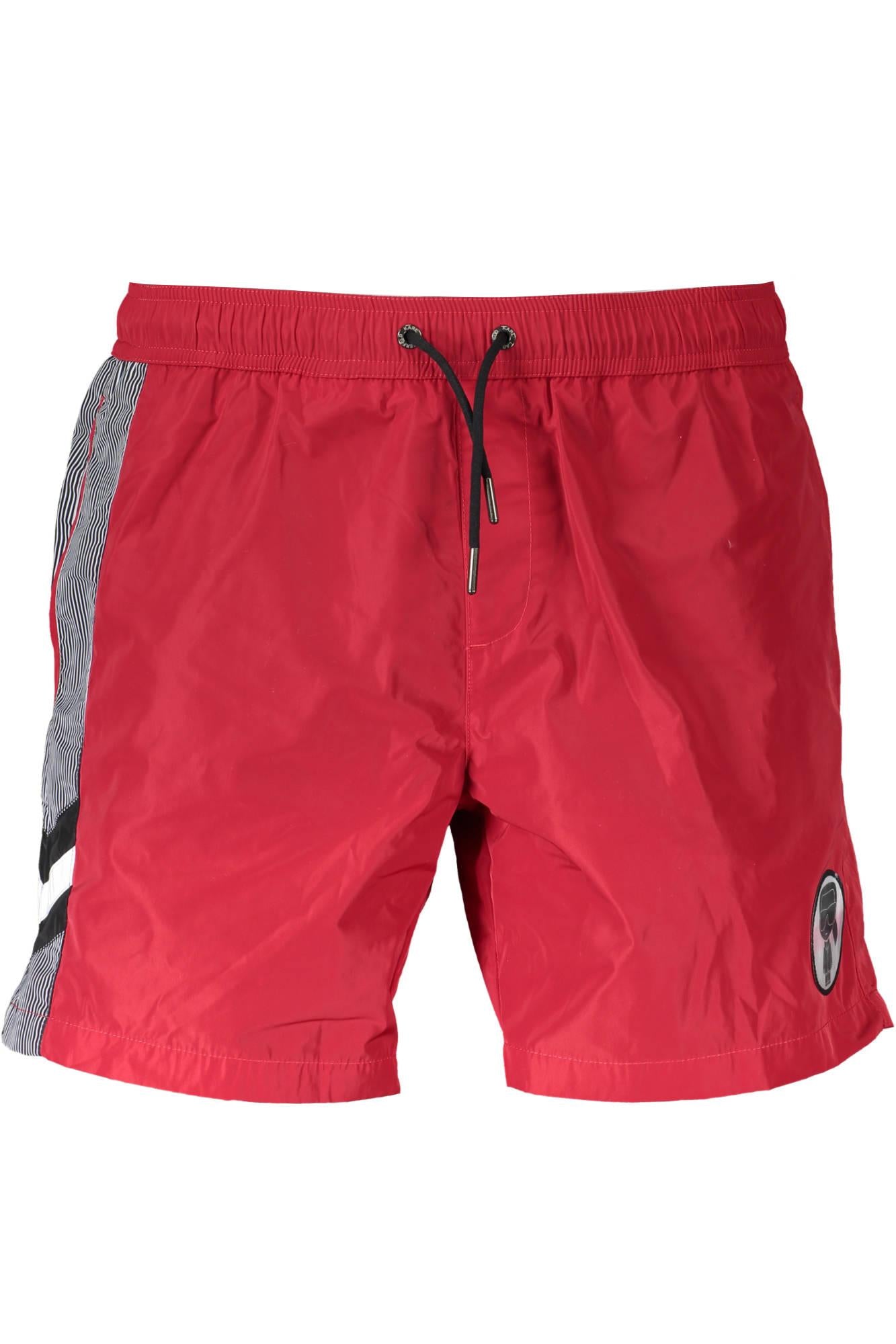 KARL LAGERFELD KL20MBM07_ROSSO_RED Rosso Costumi Uomo 