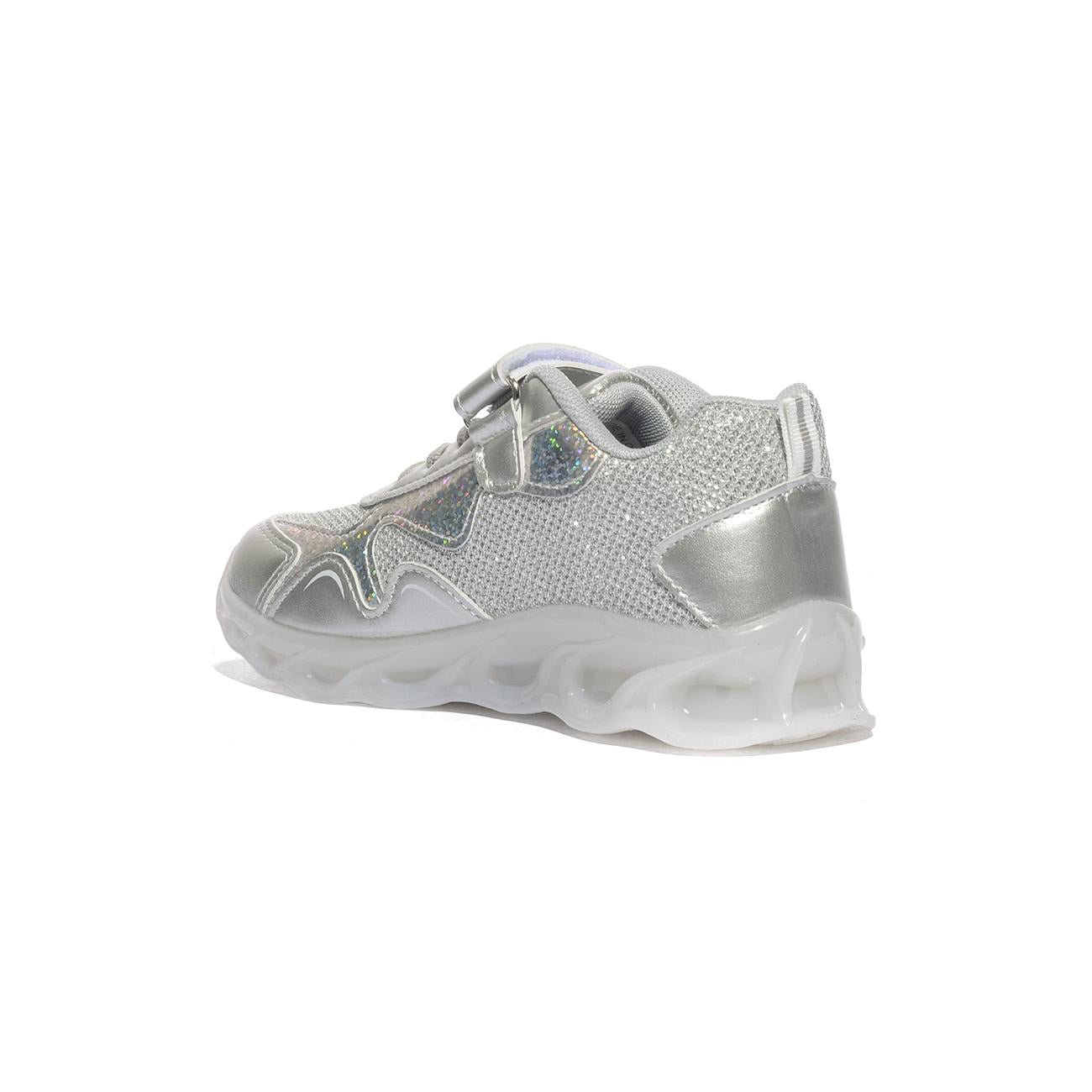 SKIFIDOL SK210 WHITE SILVER Sneakers Bambina 