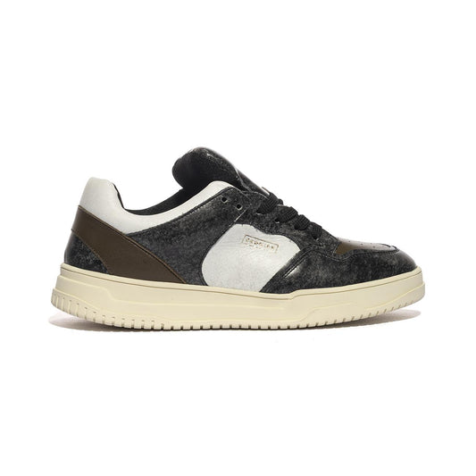 Sneakers Cromier T-NAP Bianche Nere C7E3BLACKtruffle CROMIER