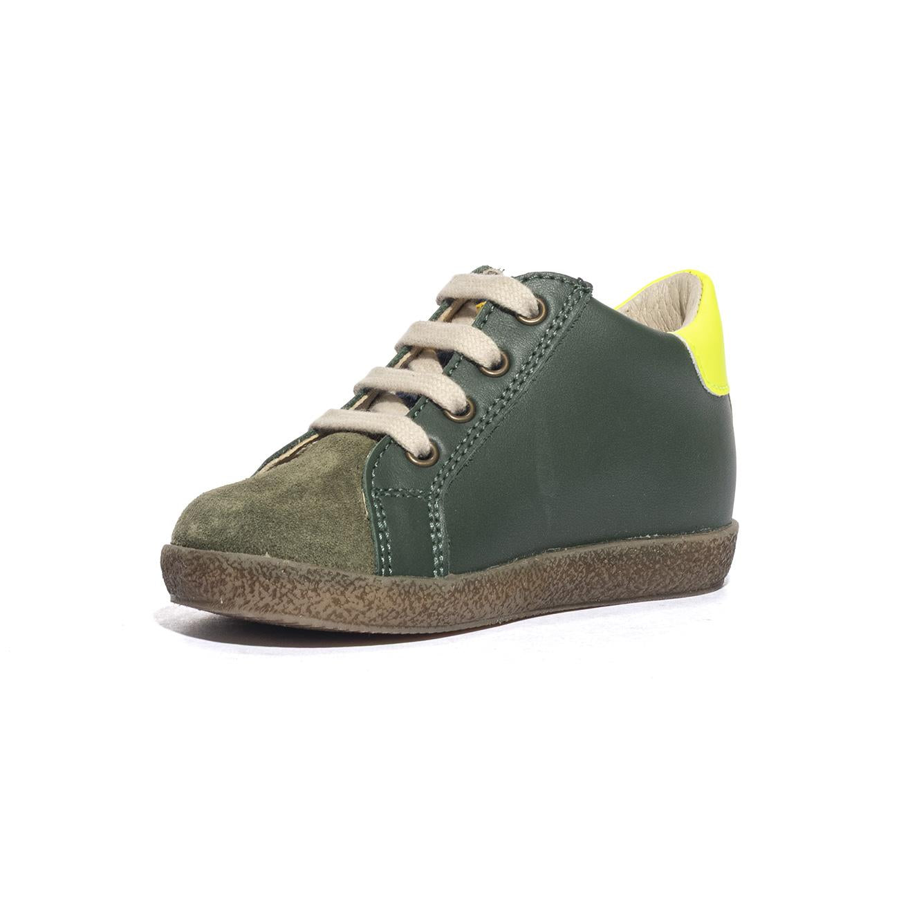 FALCOTTO 0012017150.01.2F25 MILITARY GREEN YELLOW Sneakers Bambino 