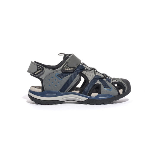 GEOX J920RB 0CE14 DKGREY NAVY C0739 Sandali Bambino 