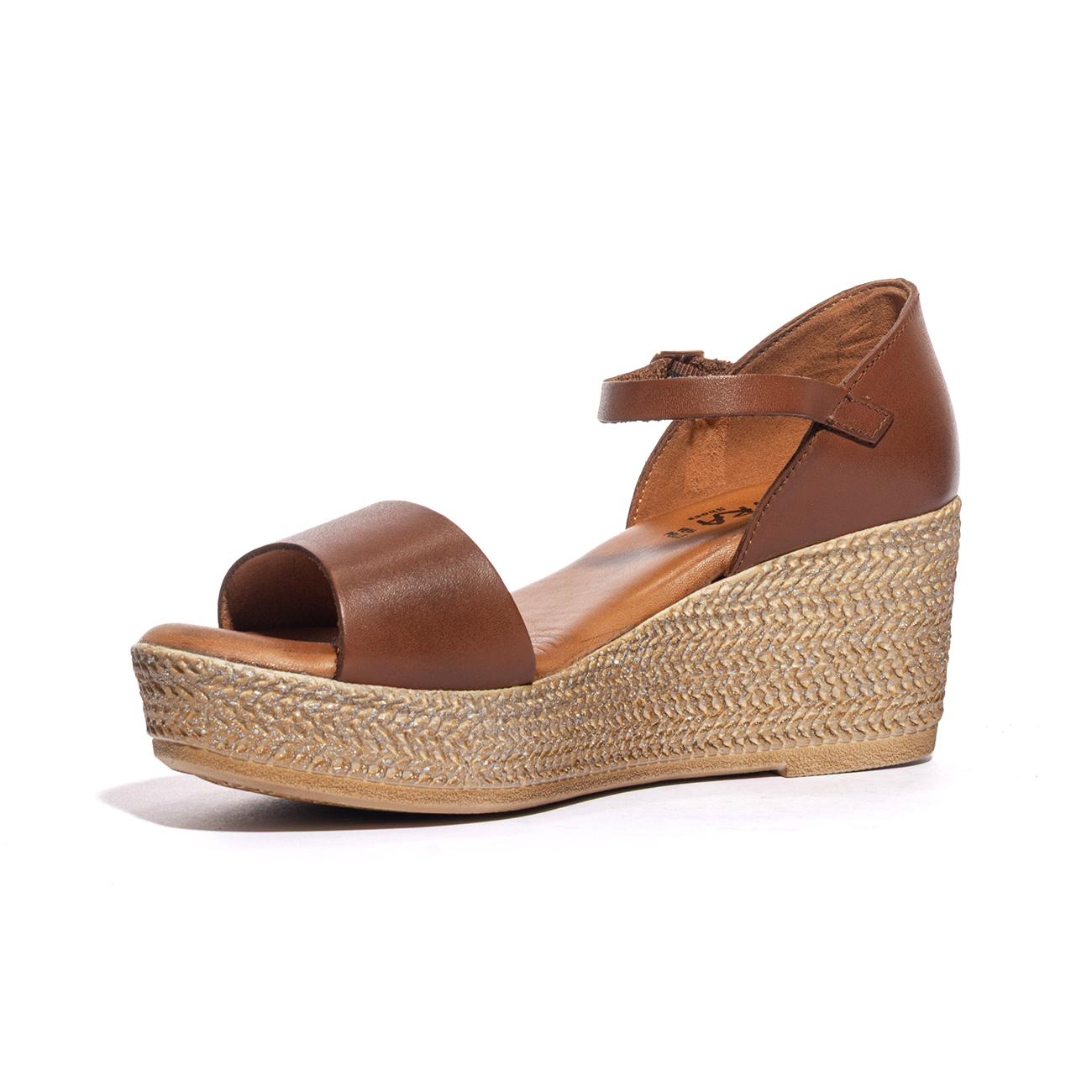 LARA SHOES 19379 TAN Sandali Donna 