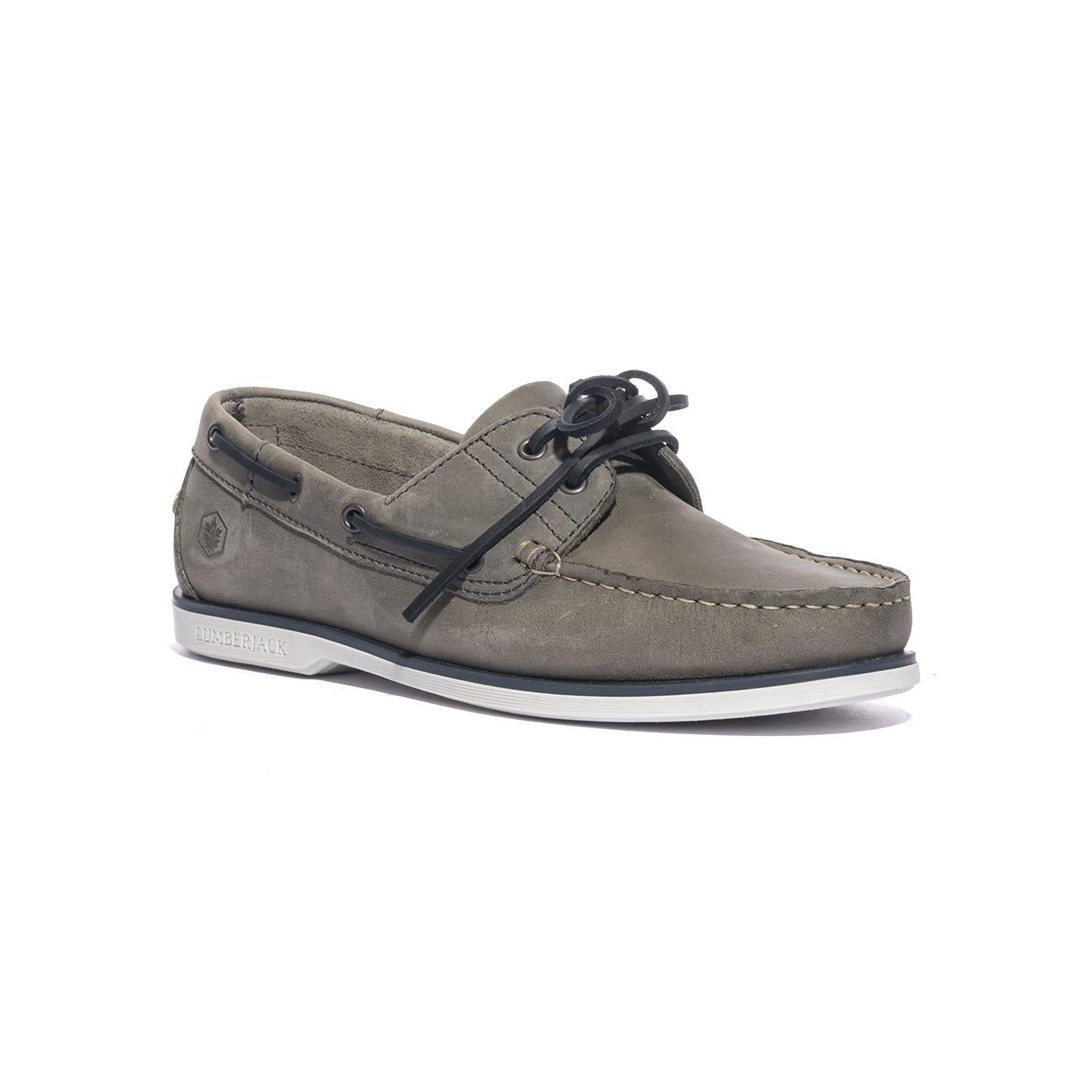 LUMBERJACK SM07804-005-H01 GRAY CD003 Mocassini Uomo 