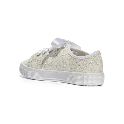 DXO 105 GLITTER BIANCO Sneakers Bambina 