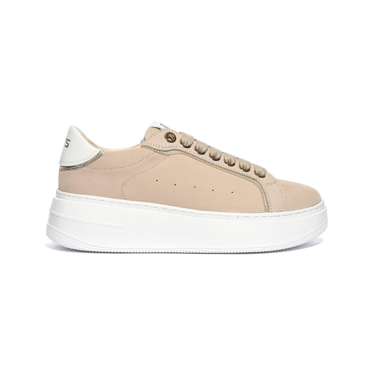 KEYS K10524 BEIGE PLATINO Sneakers Donna 