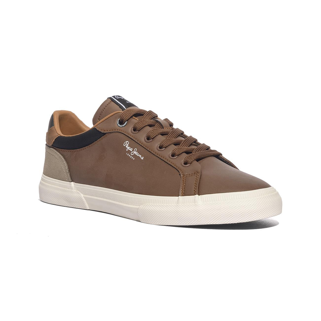 PEPE JEANS PMS30839 Tan Brown Sneakers Uomo 