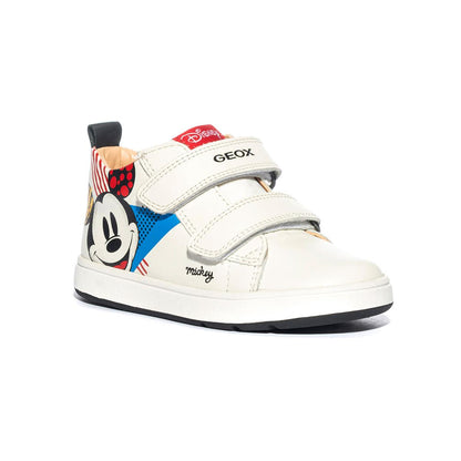 GEOX B364DB WHITE MULTICOLOR    C0653 Sneakers Bambino 