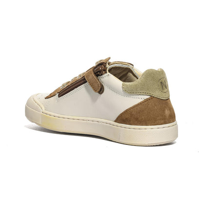 NATURINO 0012017740.01.2N10 MILK.BROWN. GREEN Sneakers Bambino 