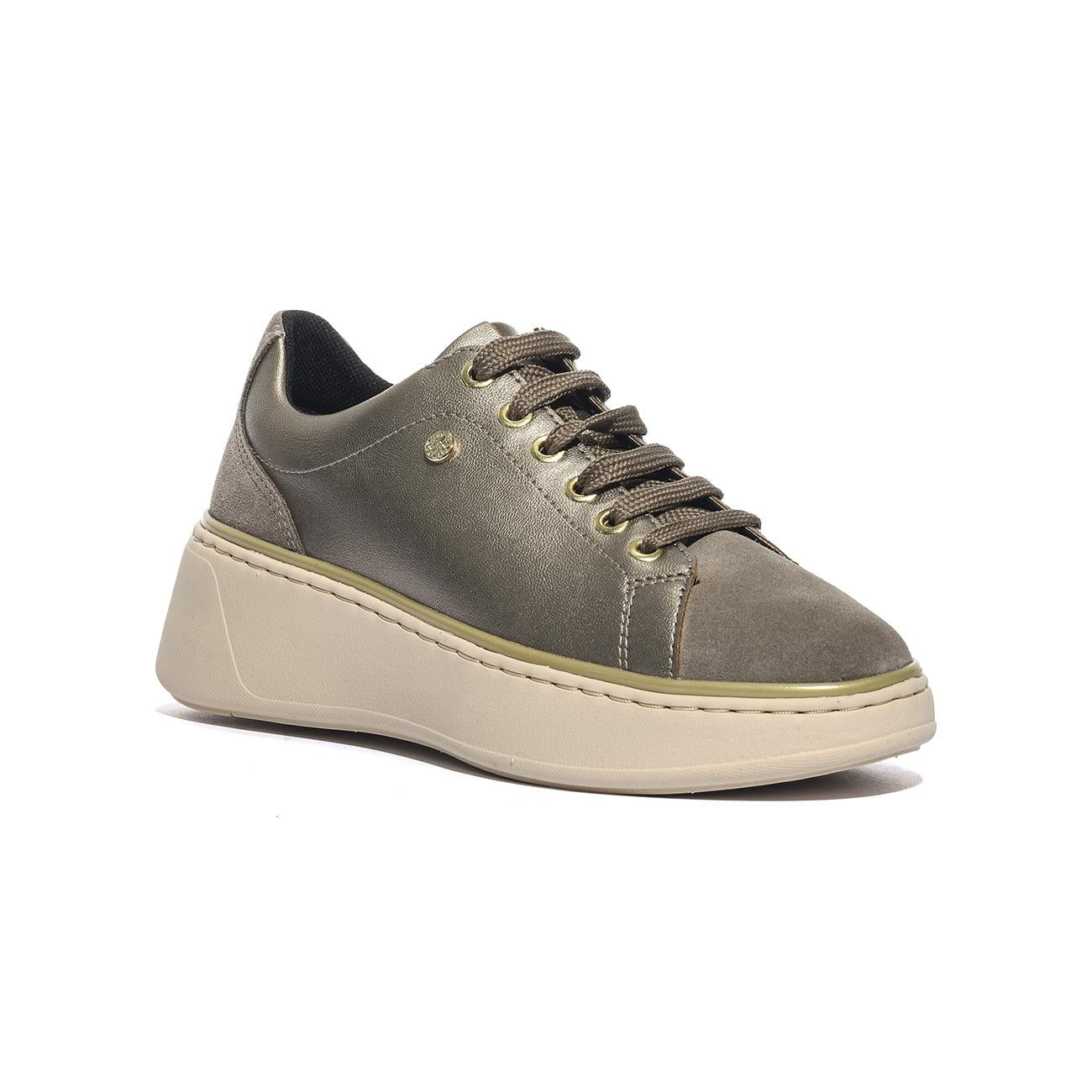 Sneakers Geox SUNNETTY Platino D55YHA 0AJ22SAND TAUPE  C5335 GEOX