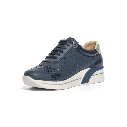 VALLEVERDE V49405 NAPPA BLU Sneakers Donna 