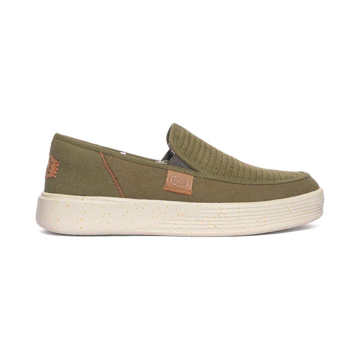 HEY DUDE HD40726 Olive Slip-on Uomo 