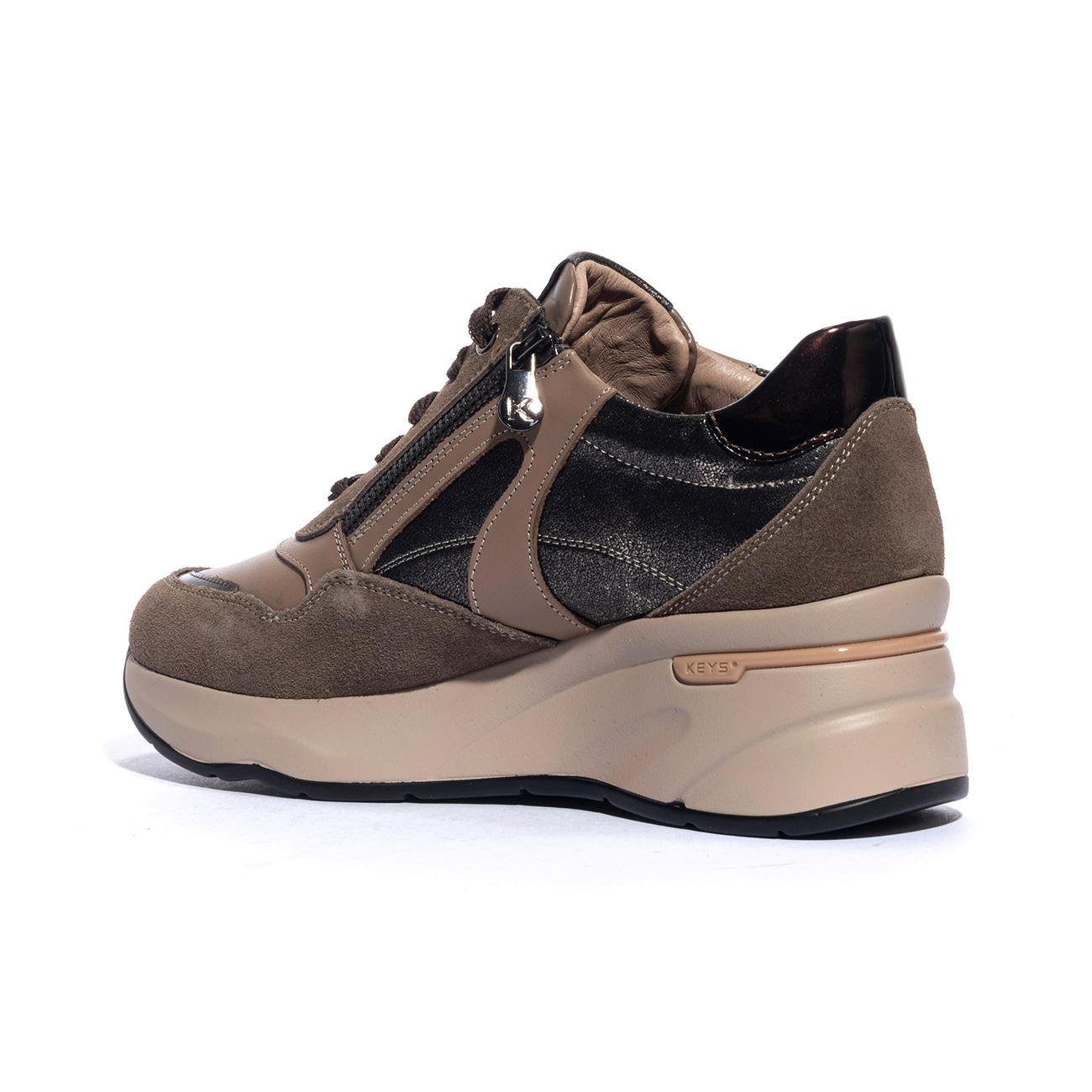 KEYS K8400 ALMOND BRONZO GOLD Sneakers Donna 