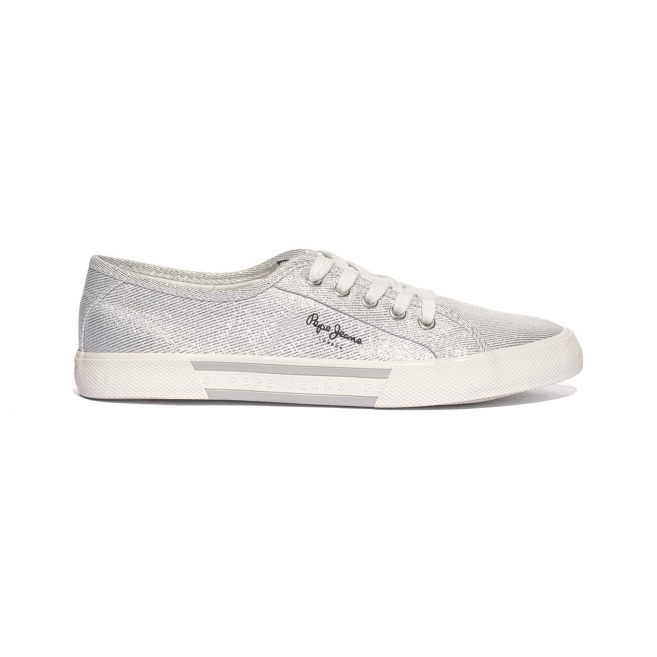 PEPE JEANS PLS31439 Silver Sneakers Donna 