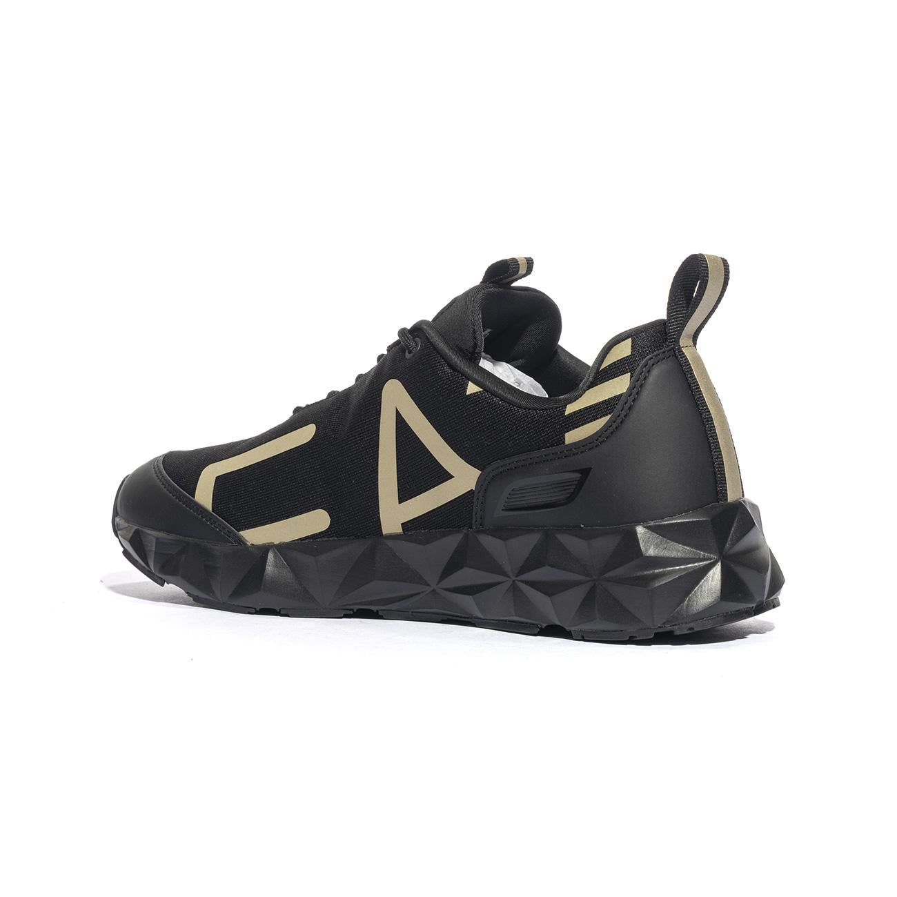 ARMANI X8X217 TRIPLE BLACK GOLD Sneakers Uomo 