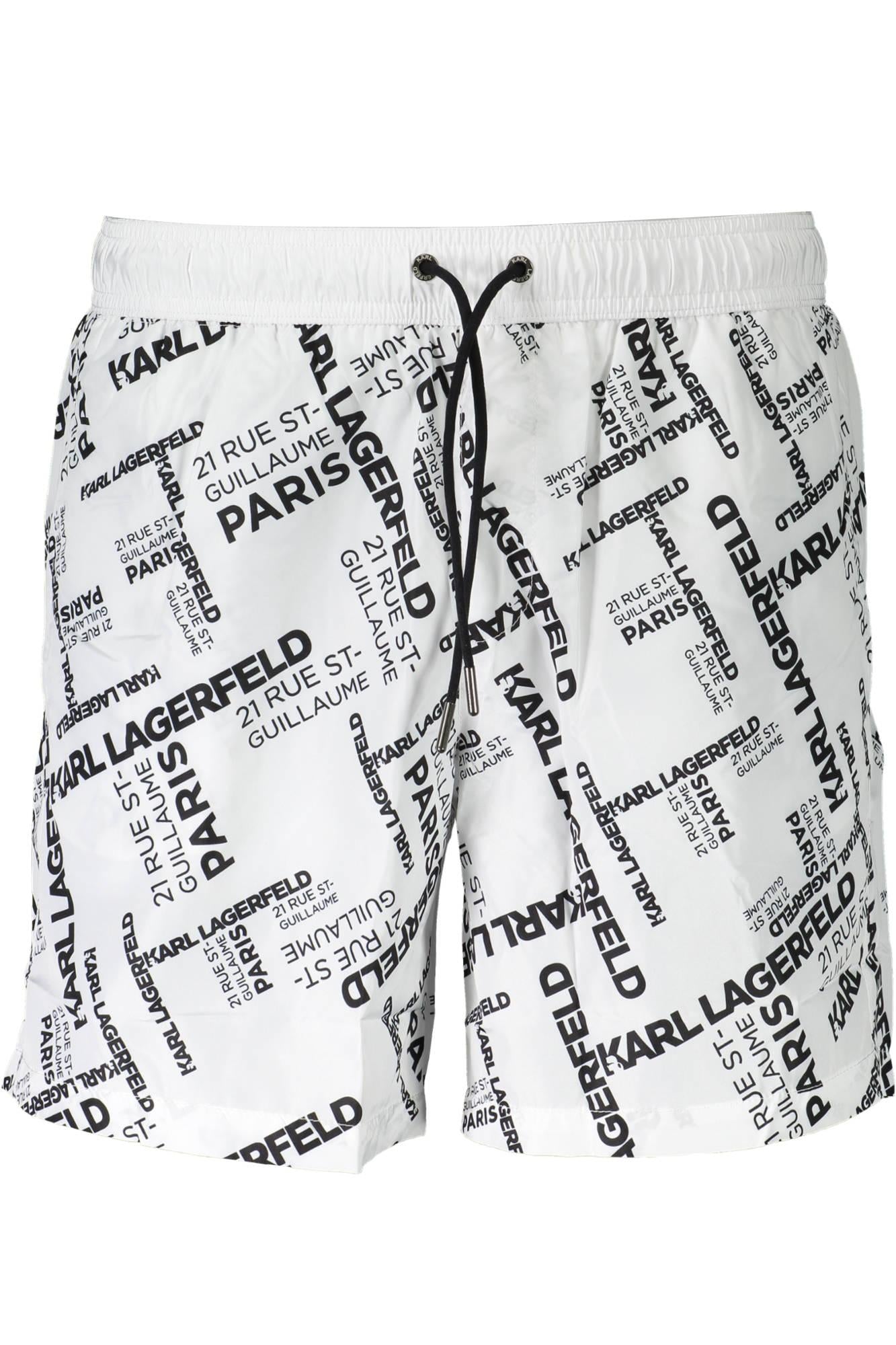 KARL LAGERFELD KL20MBM08_EE0B017_BIANCOWHIT Bianco Costumi Uomo 