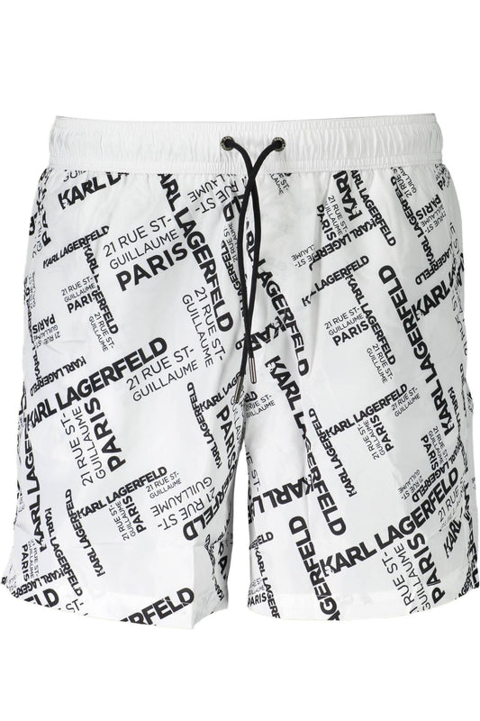 KARL LAGERFELD KL20MBM08_EE0B017_BIANCOWHIT Bianco Costumi Uomo 