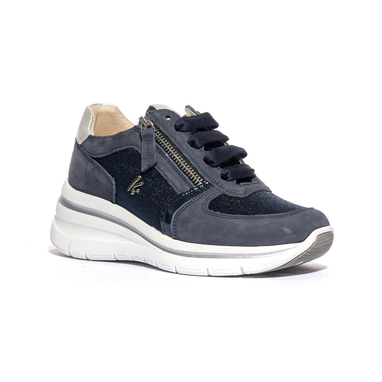 KEYS K10600 BLU SILVER Sneakers Donna 