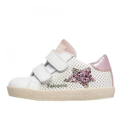 FALCOTTO 0012016752-11-1N04 WHITE-PINK Sneakers Bambina 