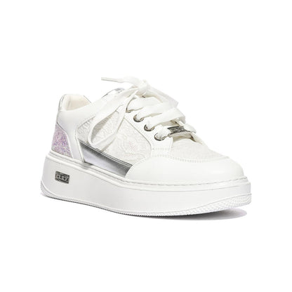 CULT T203 WHITE SILVER Sneakers Bambina 