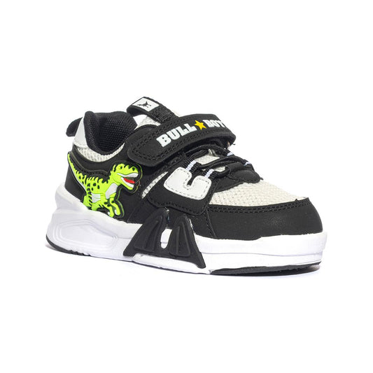 BULL BOYS DNAR5014B00 BIANCO NERO Sneakers Bambino 