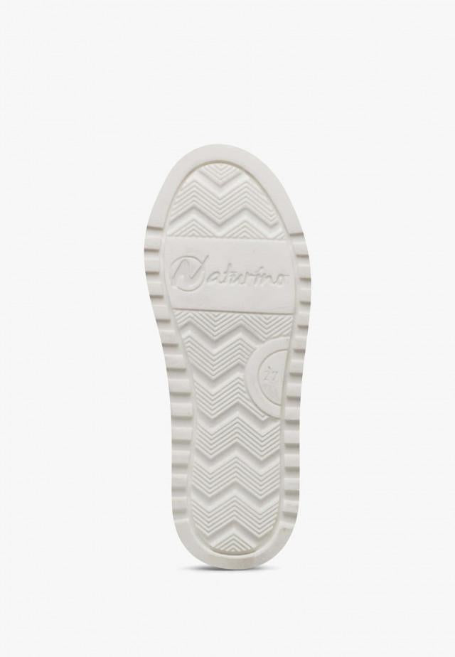 NATURINO 0012018618-07-1Q17 PLATINUM-WHITE Sneakers Bambina 