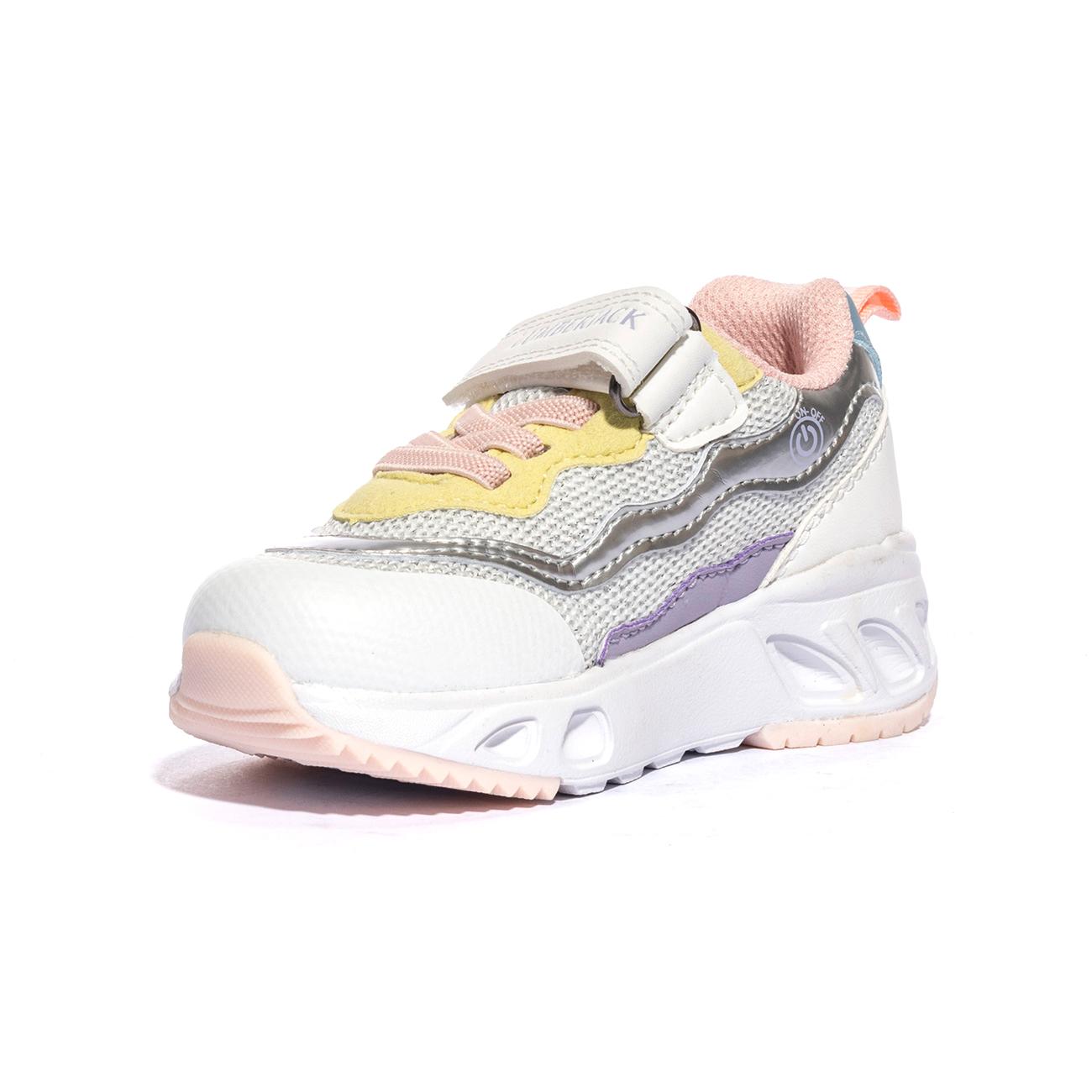 LUMBERJACK SGI5512-002 WHITE MULTICOLOR M0402 Sneakers Bambina 