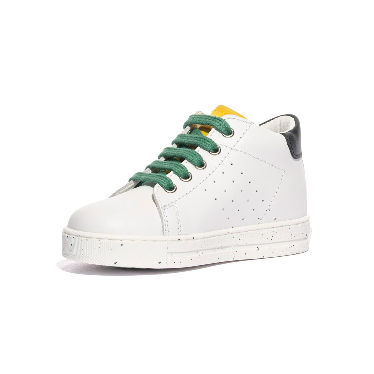 FALCOTTO 0012015331-01-1N83 WHITE GREEN BLACK Sneakers Bambino 