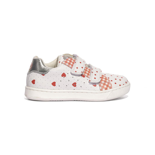FALCOTTO 0012017749.11.2N16 WHITE RED Sneakers Bambina 