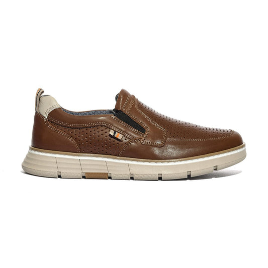ZEN 011012 CUOIO Slip-on Uomo 