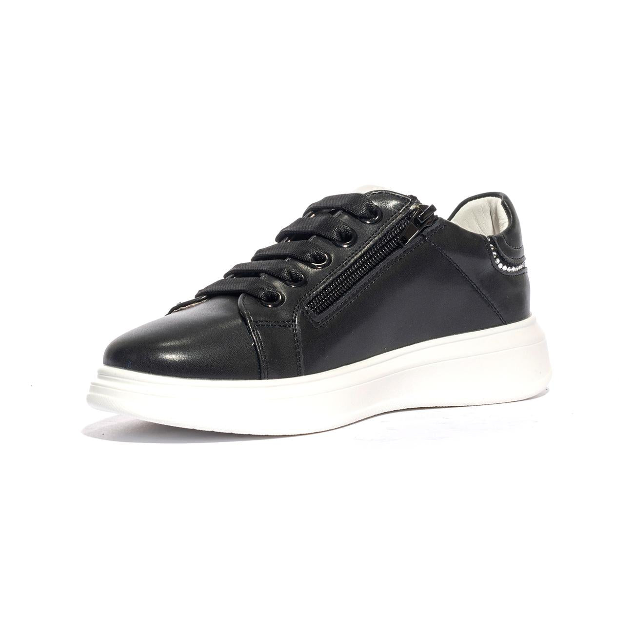 4US 42351 BLACK Sneakers Bambina 