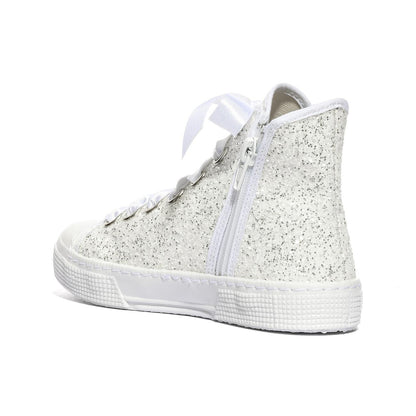 DXO C88 GLITTER BIANCO Sneakers Bambina 