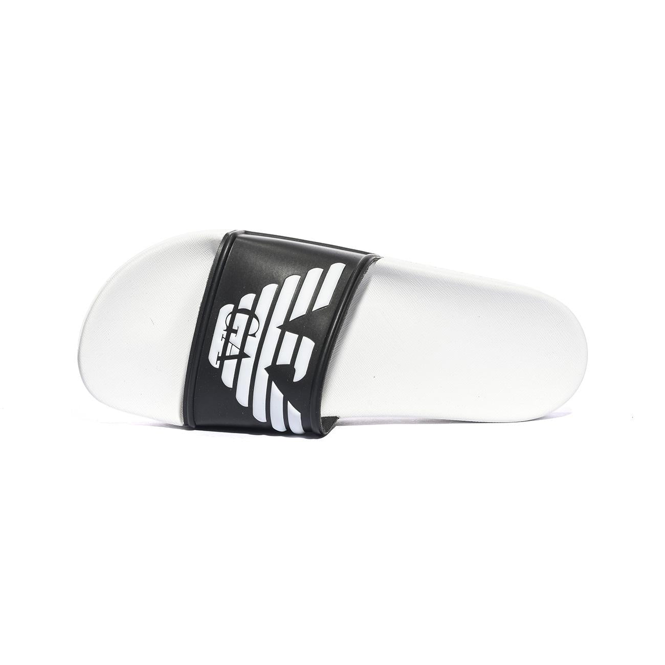ARMANI XVPS04 BLACK WHITE BLACK Ciabatte Uomo 