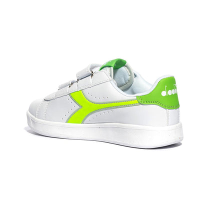 DIADORA 101.179743 BIANCO VERDE FLASH Sneakers Bambino 
