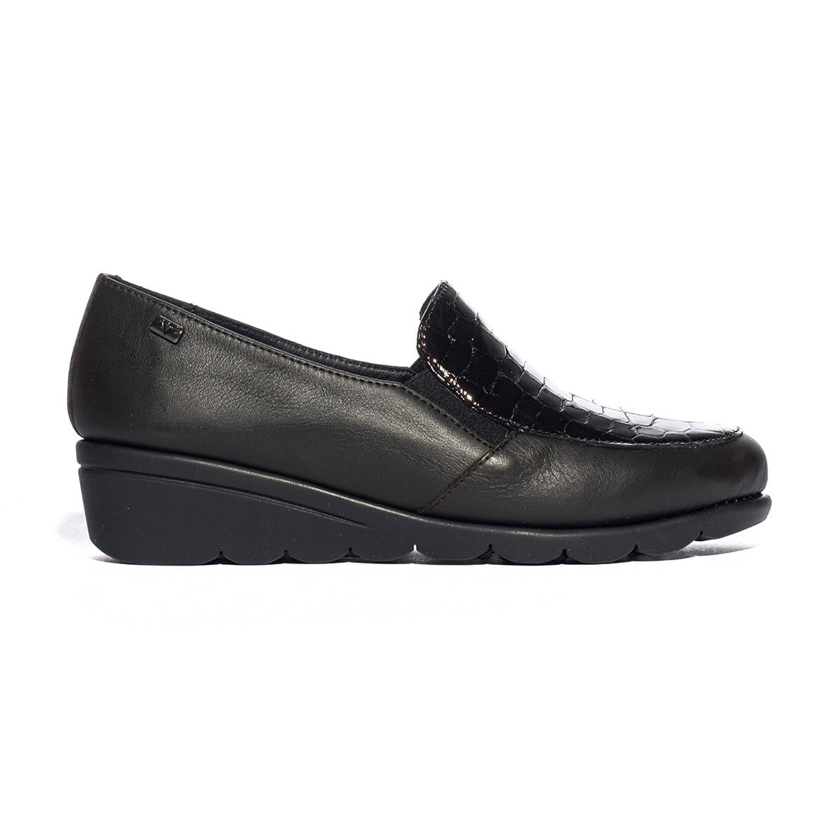 VALLEVERDE VS10301 NAPPA MORO Mocassini Donna 
