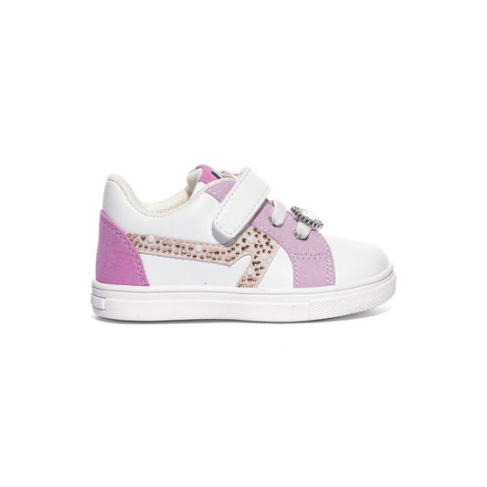 ASSO AG17850 WHITE LILLA SNEAKER Bambina 