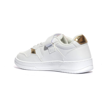 U.S. POLO ASSN. DENNY001 WHI GOL Sneakers Bambina 