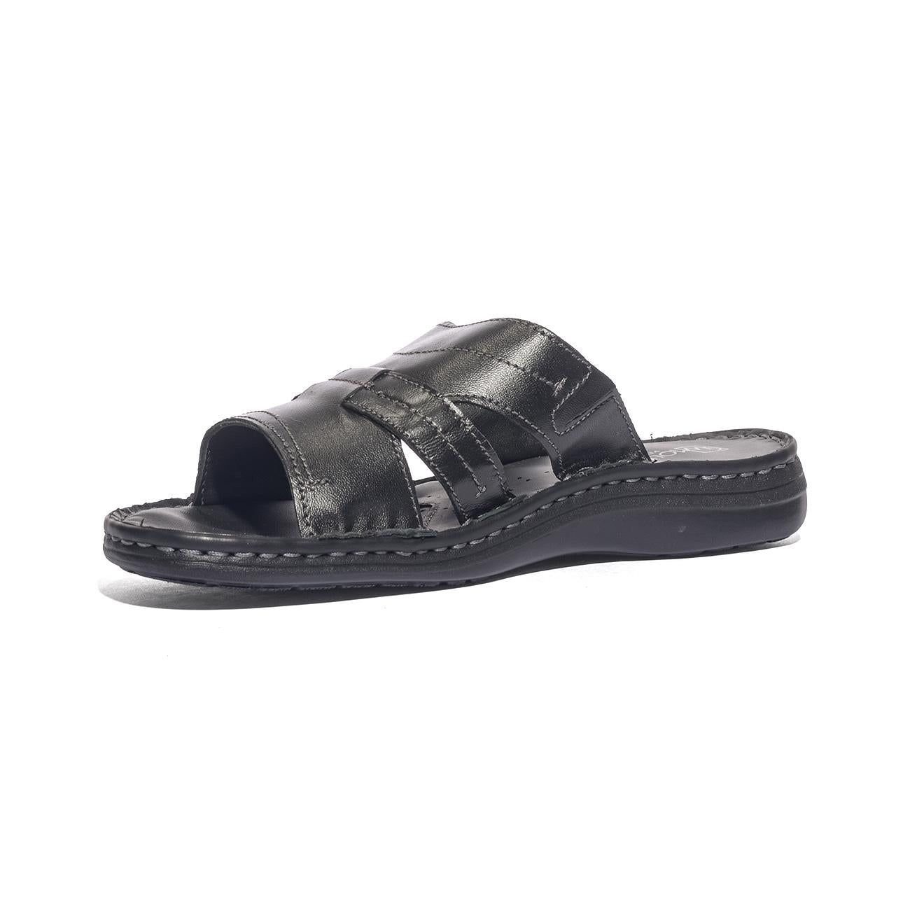 GLAMOUR 3841A NERO Sandali Uomo 
