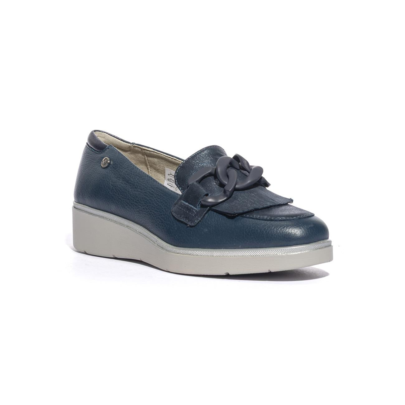 RIPOSELLA EMILIANA E WA01BX BLU Mocassini Donna 