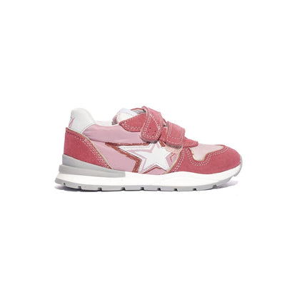 NATURINO 0012018599.02.1H76 PAPAYA PINK WHITE Sneakers Bambina 