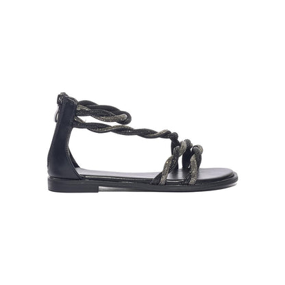 KHARISMA 7845 STRASS NERO C.FUCILE Sandali Bambina 