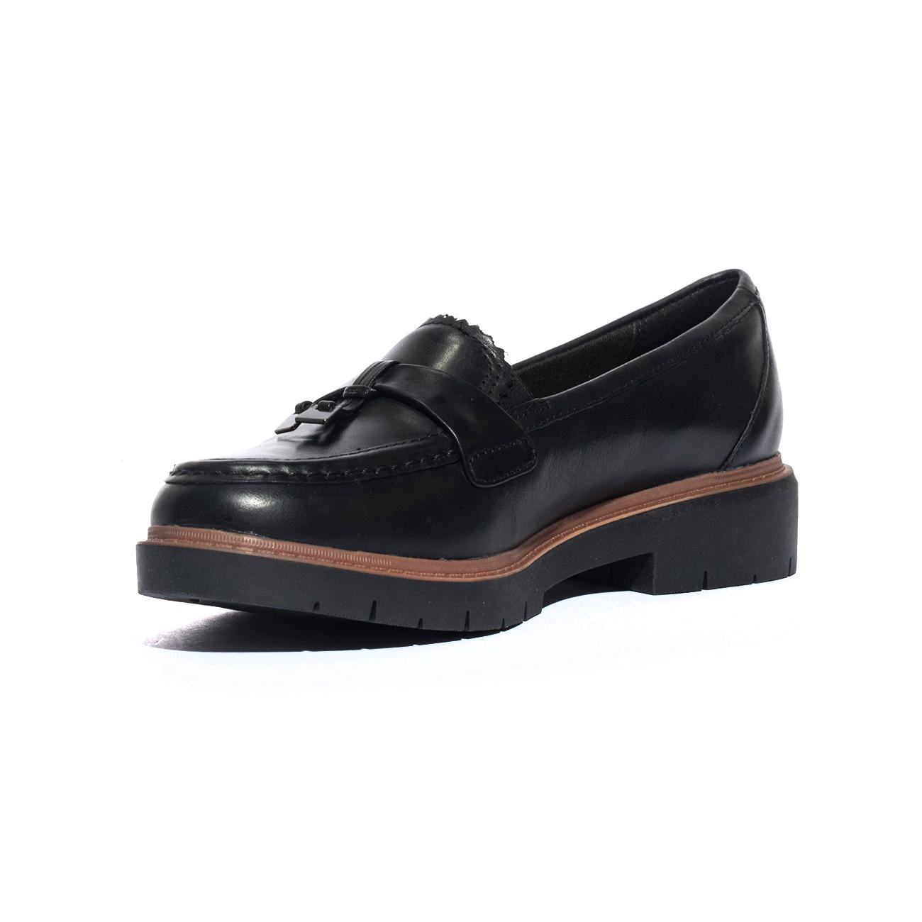 CLARKS 174456 BLACK Mocassini Donna 