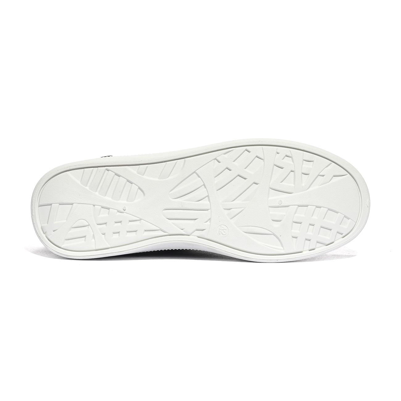 LANCETTI LNC870-1 BLACK WHITE Sneakers Uomo 