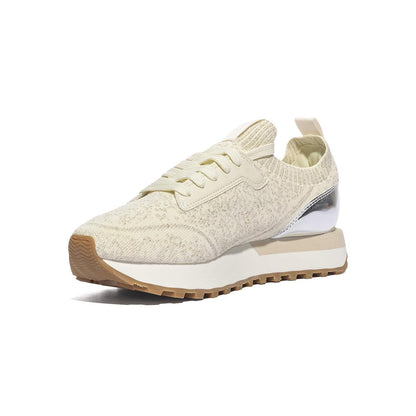 LIUJO BA6067TX525S1400 METALLIC MILK Sneakers Donna 