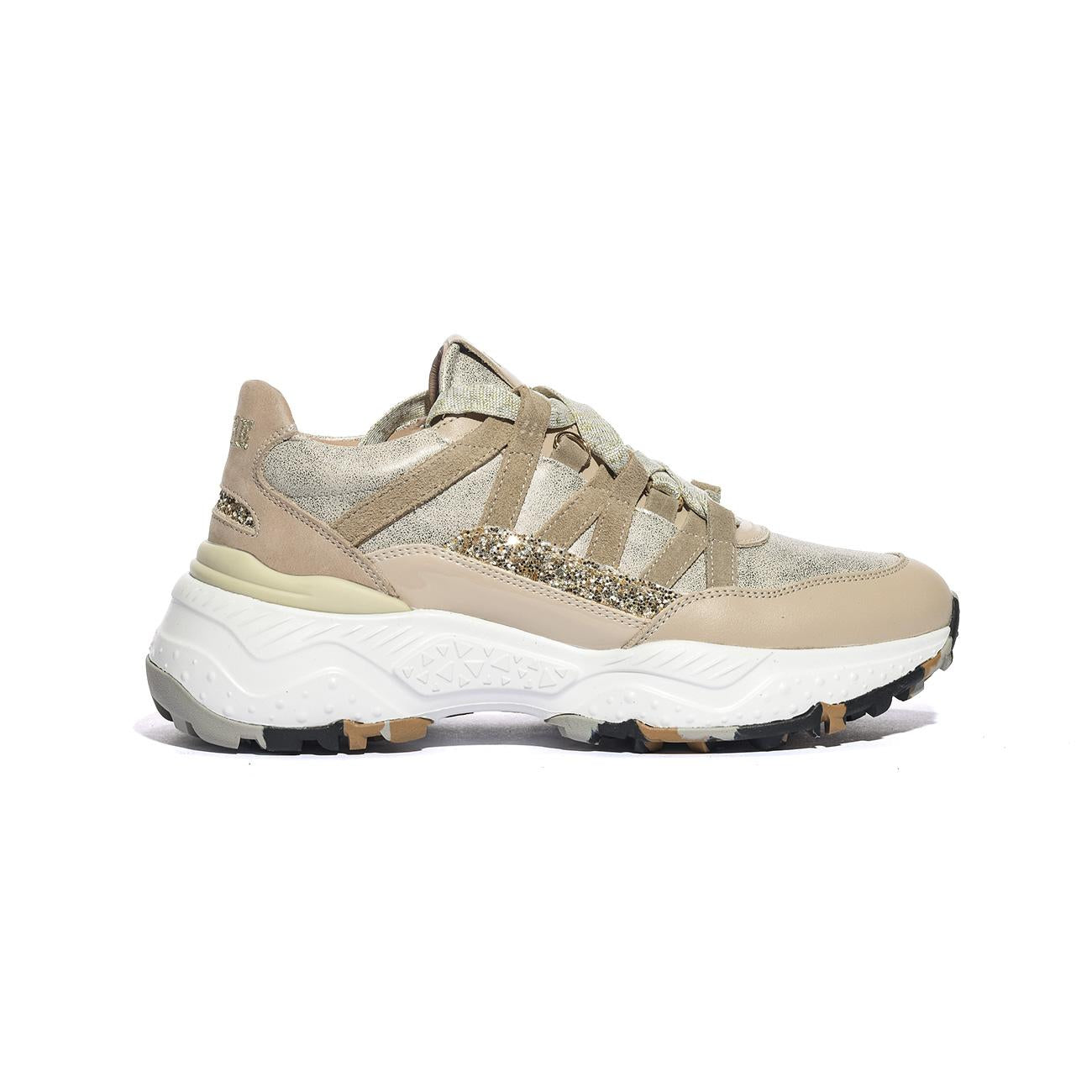 FERRE' F450 BEIGE PLATINO Sneakers Donna 