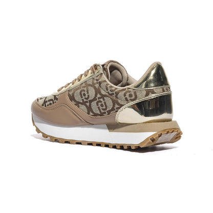 LIUJO BF5057EX322S3908 SADDLE GOLD Sneakers Donna 
