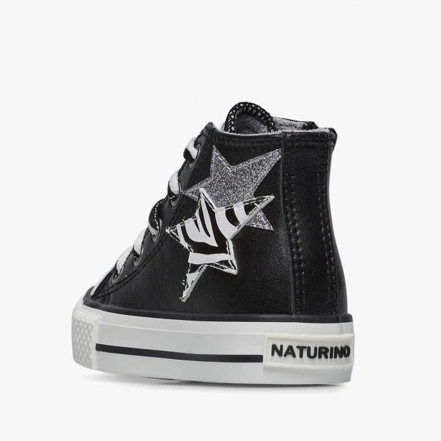 NATURINO 0012018582-01-0A01 BLACK Sneakers Bambina 