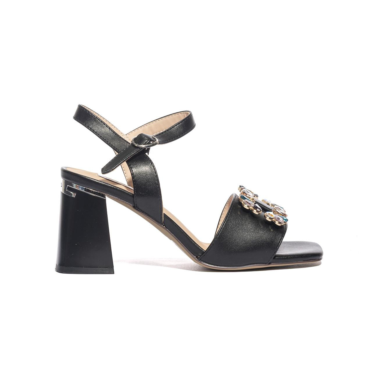 KEYS K9621 BLACK Sandali Donna 