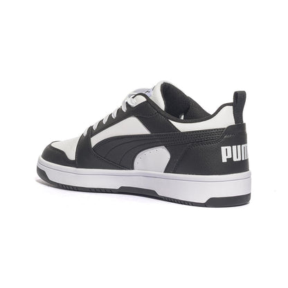 Sneakers Puma Rebound v6 Low BIanche Nere 392328-01white PUMA