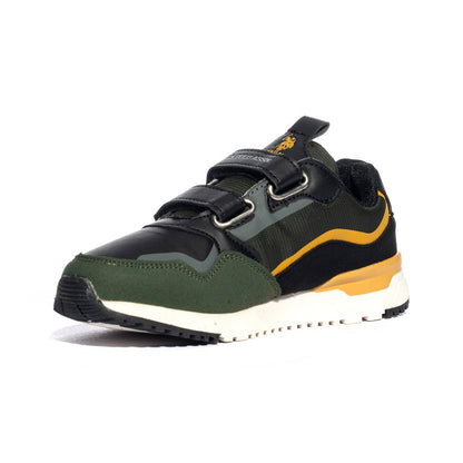 U.S. GOLF CLUB LUKE002 OLIVE BLACK Sneakers Bambino 