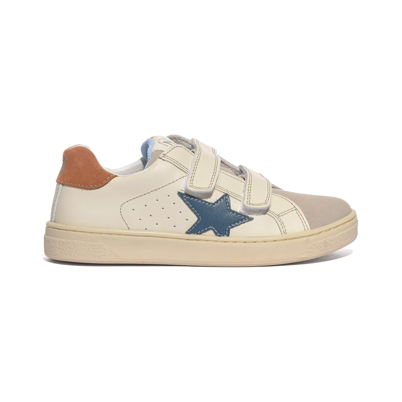 NATURINO 0012017499.05.2E07 WHITE.PAGLIA.CELESTE Sneakers Bambino 